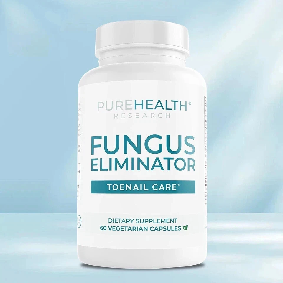 PureHealth Research Fungus Eliminator - Toenail Care,Wormwood,Oregano, Garlic 60 capsules — supplement pack