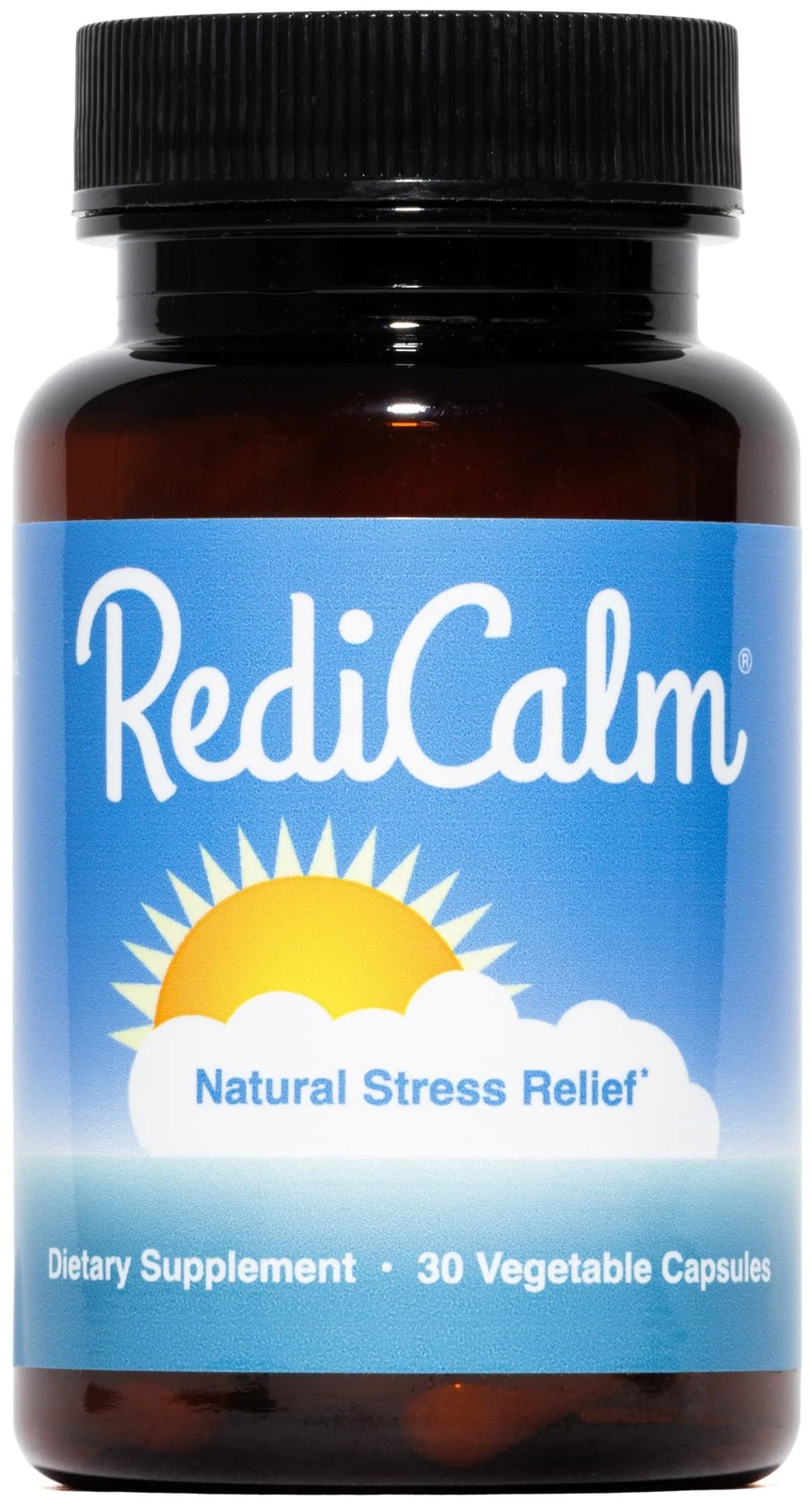 RediCalm - Natural Stress Relief Supplement - Non-GMO, Vegan, Gluten (30 cap) — supplement pack