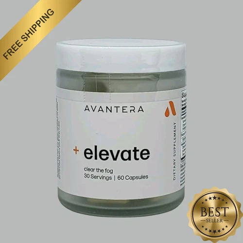 AVANTERA Elevate - Clear The Brain Fog 60ct + TRAVEL PILL CASE - 1 Month Supply — supplement pack