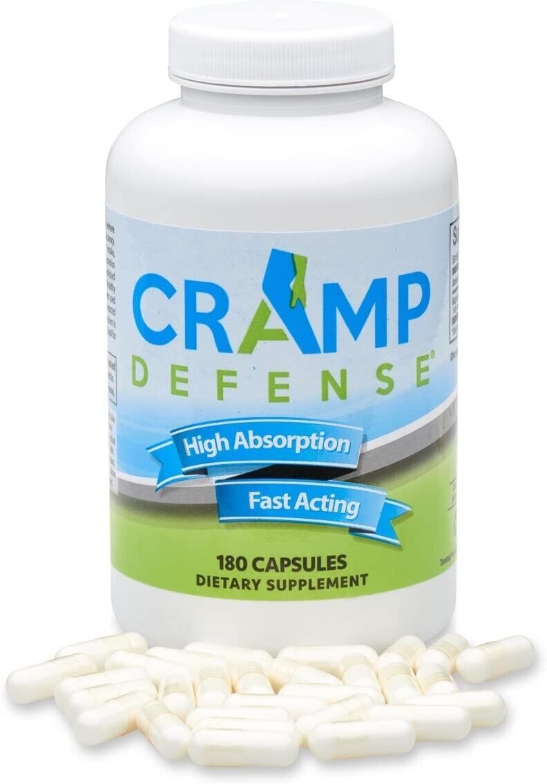 cramp Defense Truemag 180 capsules — supplement pack