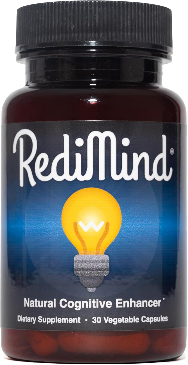 Redimind Natural Cognitive Enhancement Supplement 30 Capsule Plastic — supplement pack