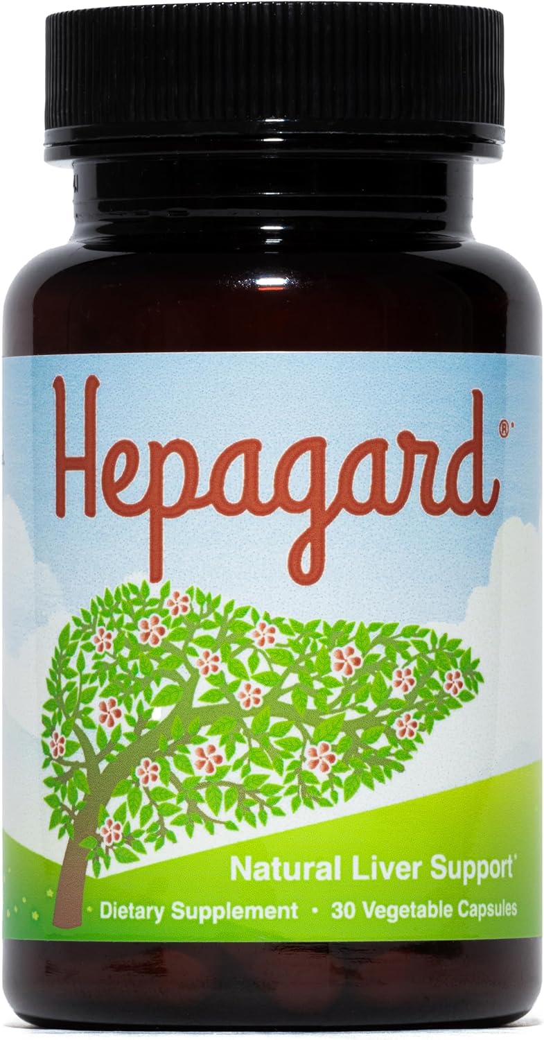 Hepagard Natural Liver Support Supplement with N-Acetyl Cysteine (NAC) 30 Capsule — supplement pack