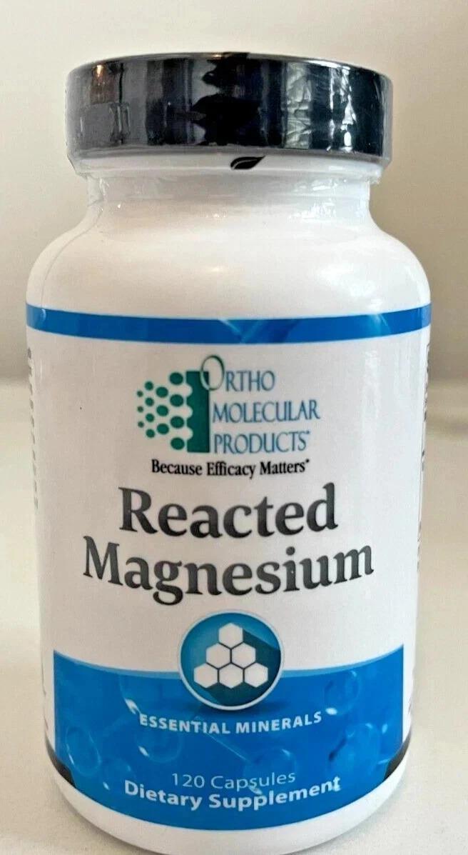 Orthomolecular Reacted Magnesium 120ct — supplement pack