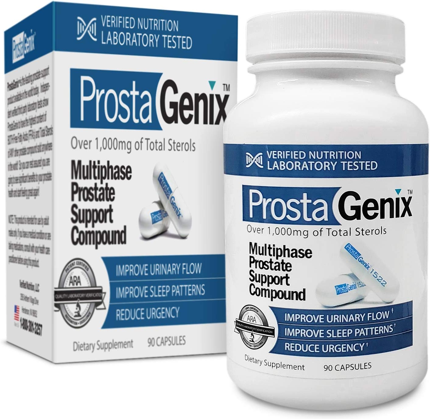 Prostagenix Multiphase Prostate Supplement 90 Capsule — supplement pack