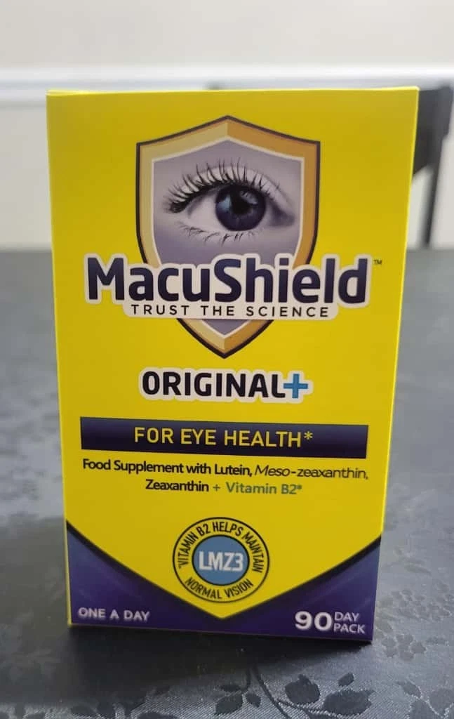 Macushield Original+ Eye Supplement 90 Capsules Supports Vision Health — supplement pack