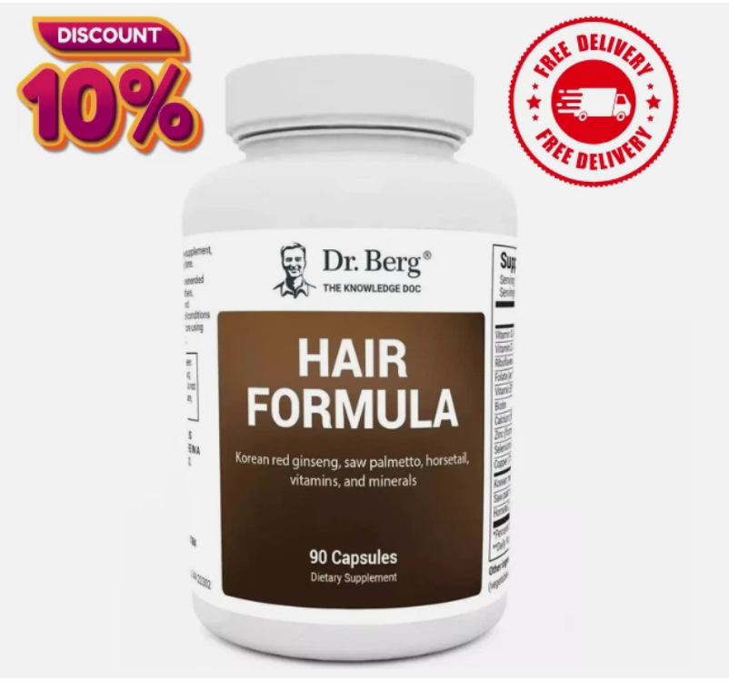 Dr. Berg All-In-One Vitamins for Hair, Skin, & Nails - Advanced Formula with... — supplement pack