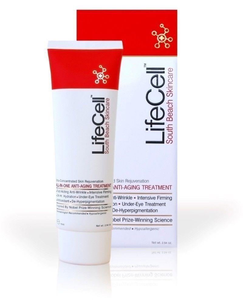 Life Cell South Beach All-In-One Anti-Aging Treatment, 2.54oz – Firming & Hydrating Care — supplement pack
