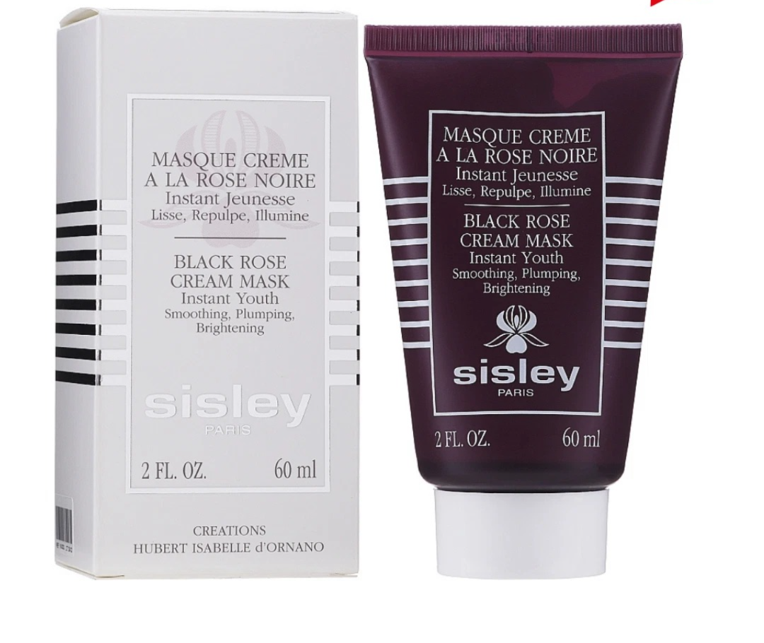 Black Rose Cream Mask by Sisley Paris Instant Youth 2 oz / 60ML — skincare product