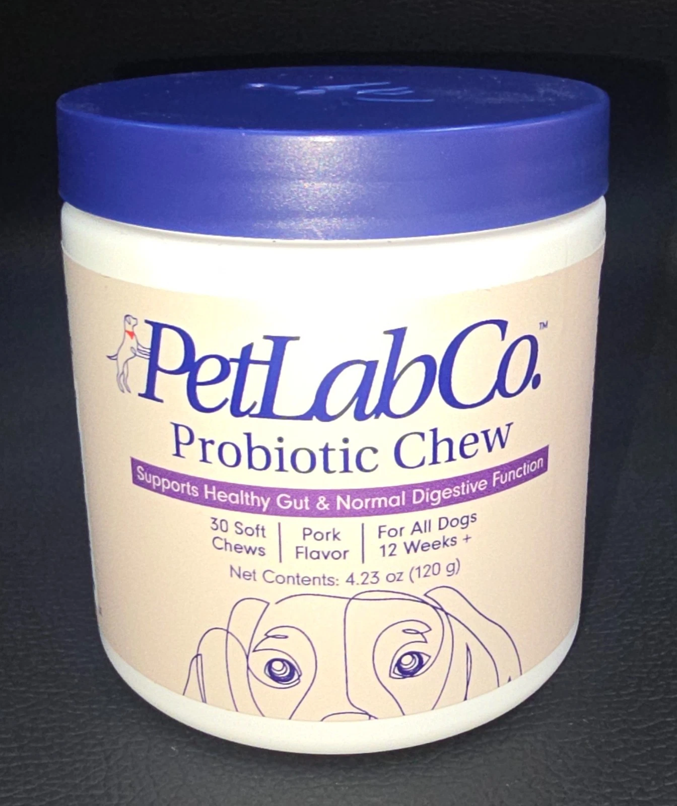 PetLab Co. Probiotic Soft Chews for Dogs – Pork Flavor 30 CT — supplement pack