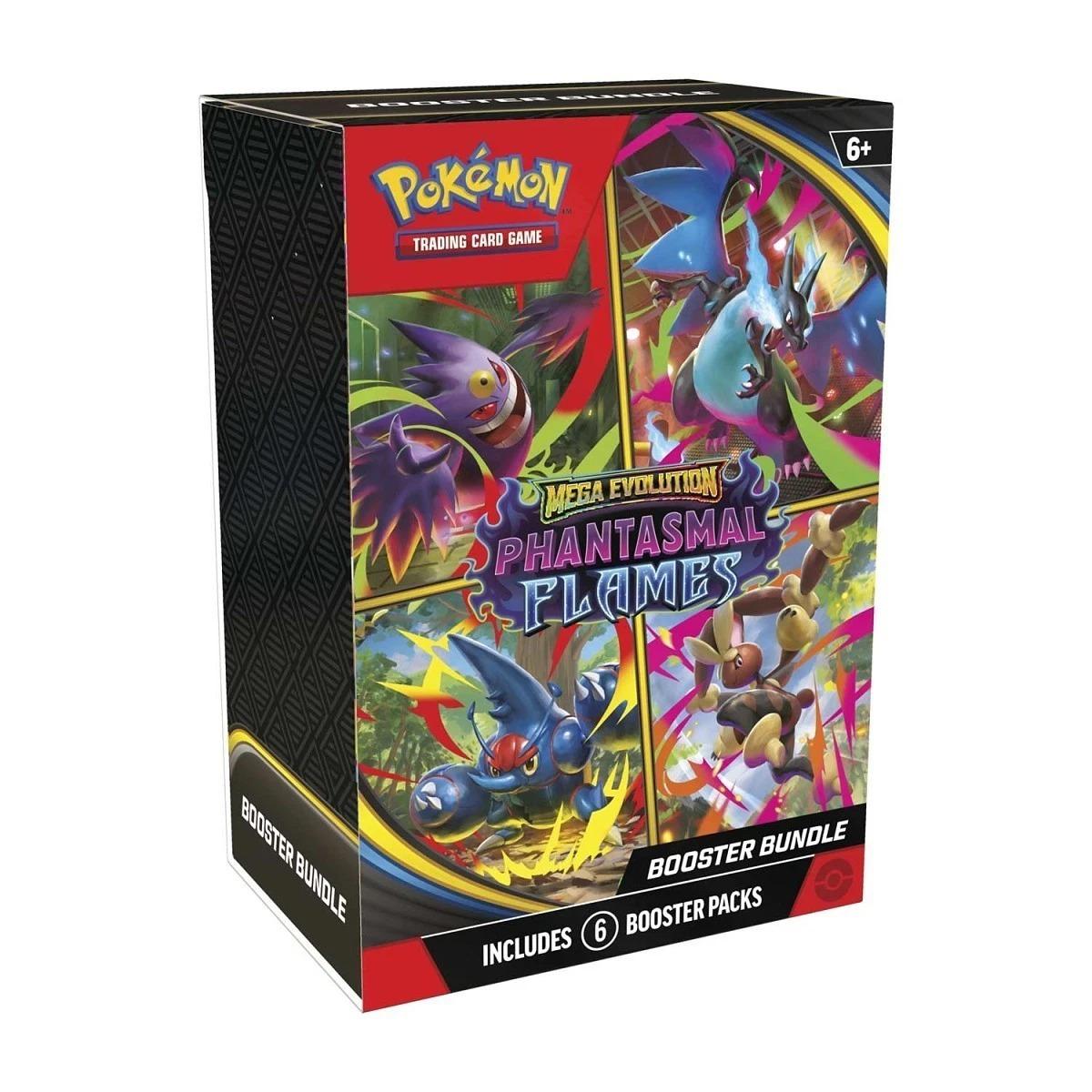 Pokemon TCG Mega Evolutions Phantasmal Flames Booster Bundle (6 pack) — retail product