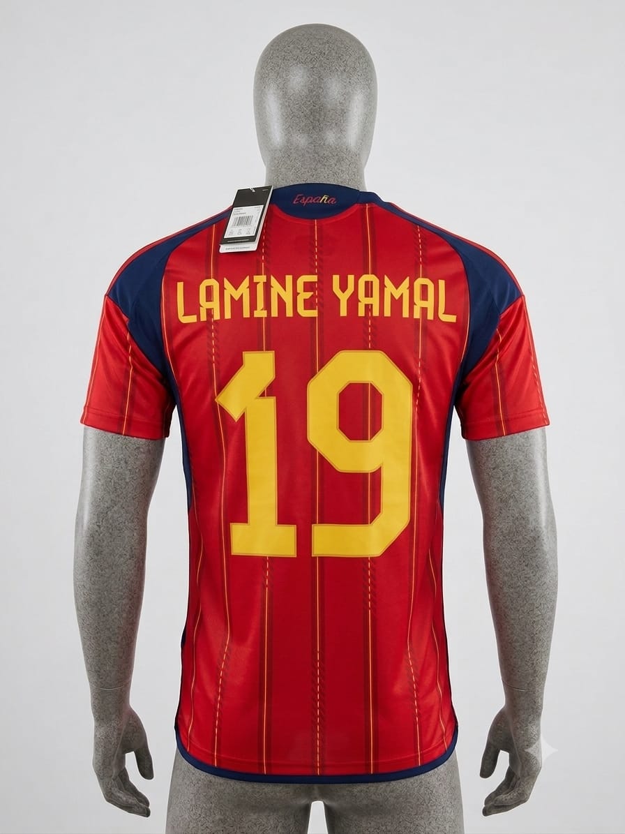 Lamine Yamal Spain Soccer Jersey Home World Cup 2026 Size (S, M, L, XL) — sports and outdoor product