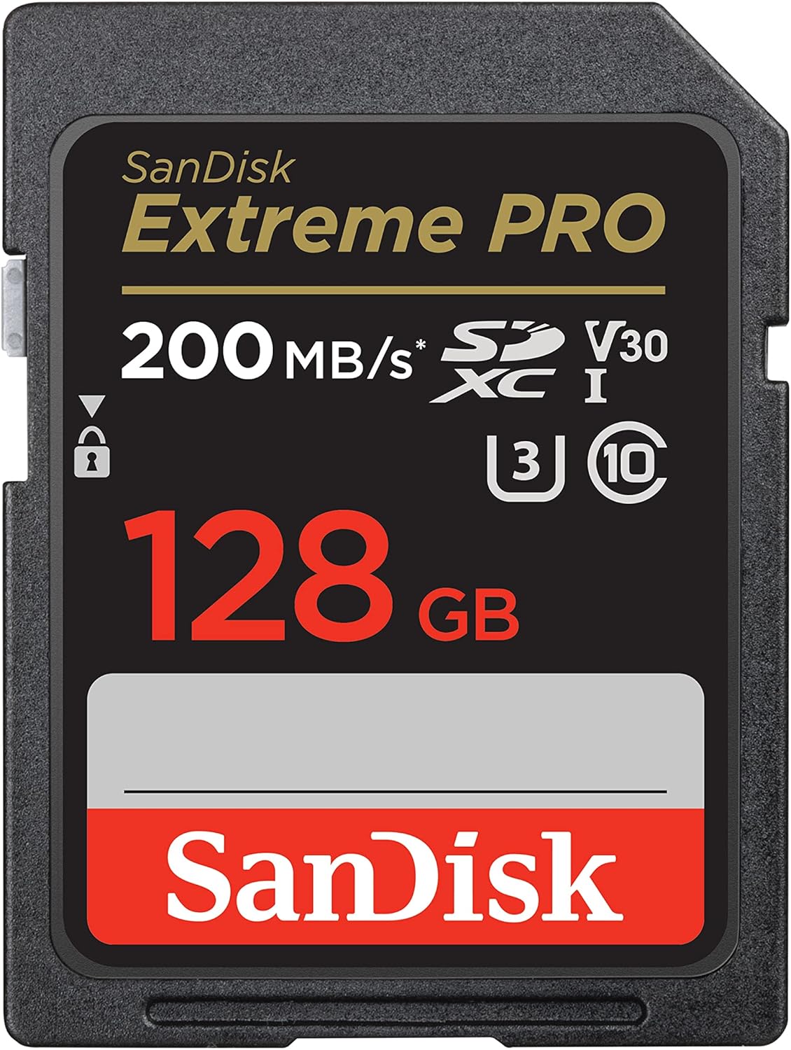 SANDISK 128GB Extreme PRO SDXC UHS-I Memory Card - C10, U3, V30, 4K UHD, SD Card - SDSDXXD-128G-GN4IN — supplement pack
