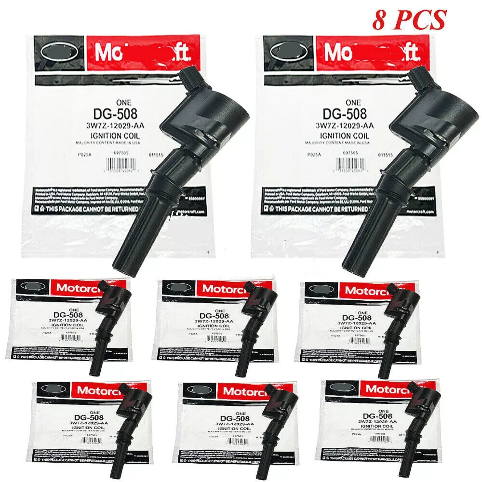 8PCS OEM Ignition Coils DG508 For Ford F150 4.6L 5.4L 6.8L — automotive replacement part