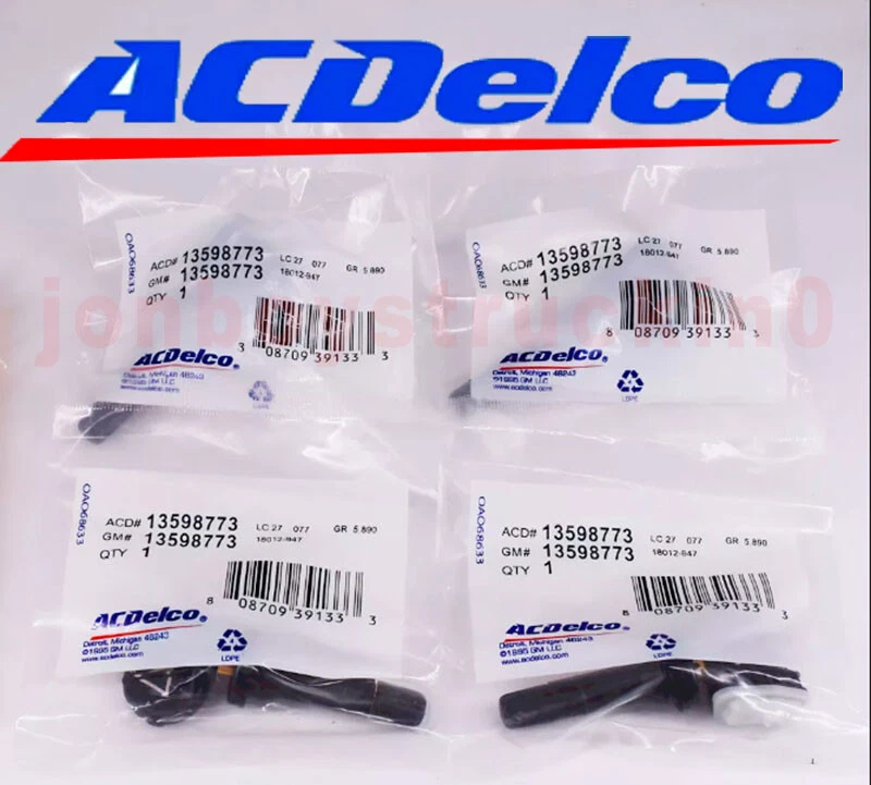 4Pcs Genuine Tire Pressure Sensor OEM 13598773 TPMS 433MHz For GMC Buick Chevy — automotive replacement part