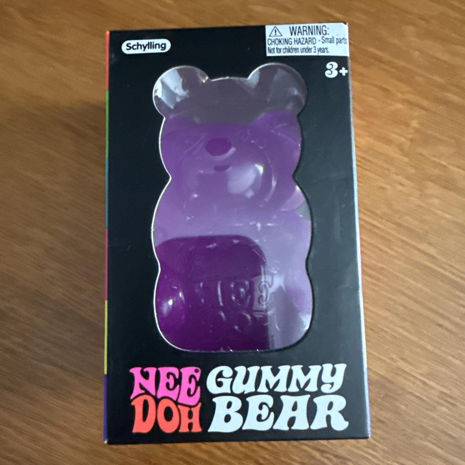 Nee Doh Gummy Bear Squishy Stress Toy - Jumbo Squeezy Fun for Kids and Adults random cloro — supplement pack