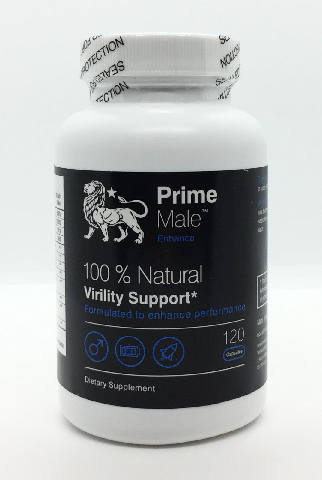 Prime Male Enhance - Male Enhancement Supplement 120 capsules Virility Support — supplement pack