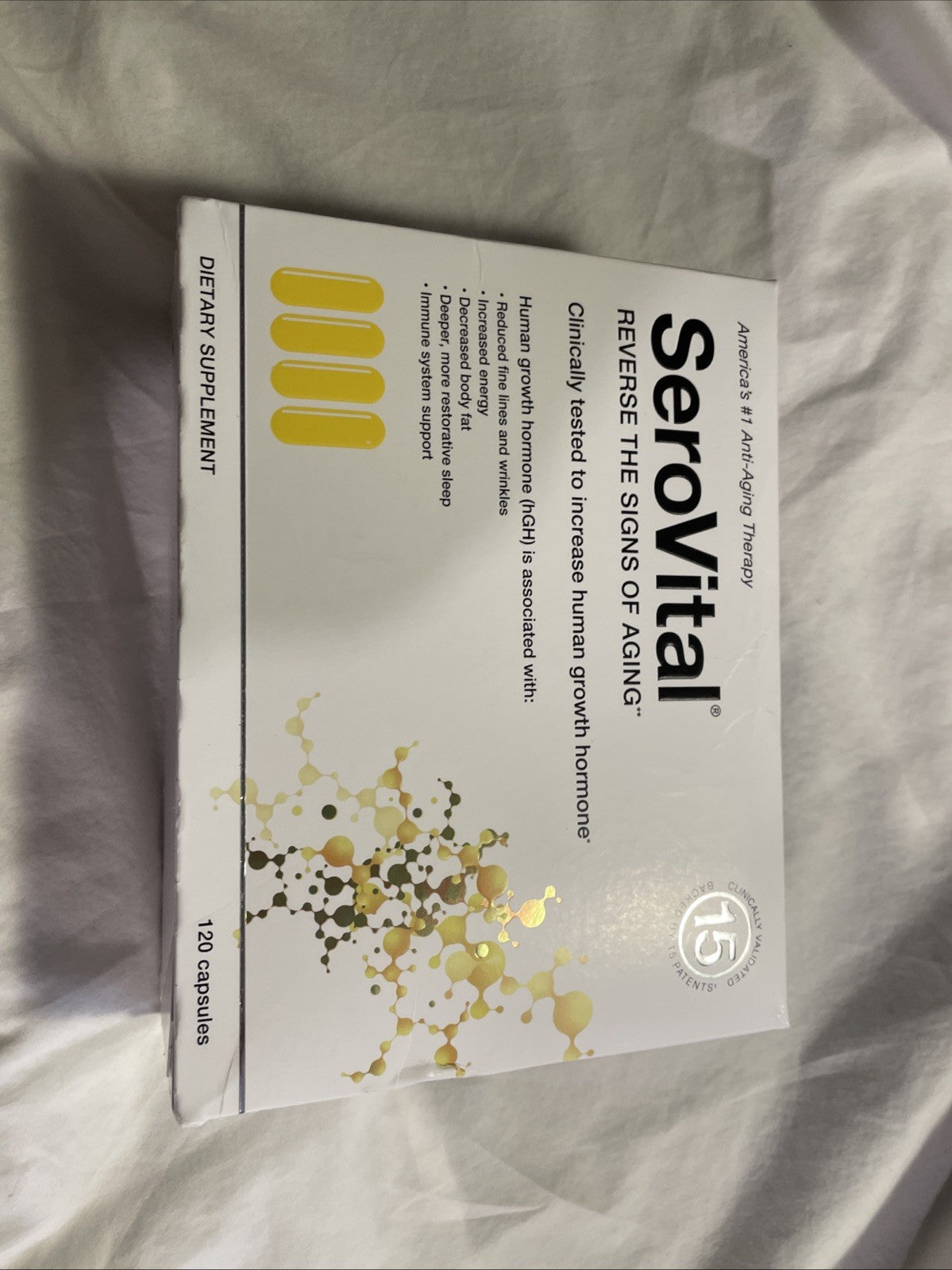 SeroVital Reverse The Signs of Aging Dietary Supplement 120 capsules — supplement pack
