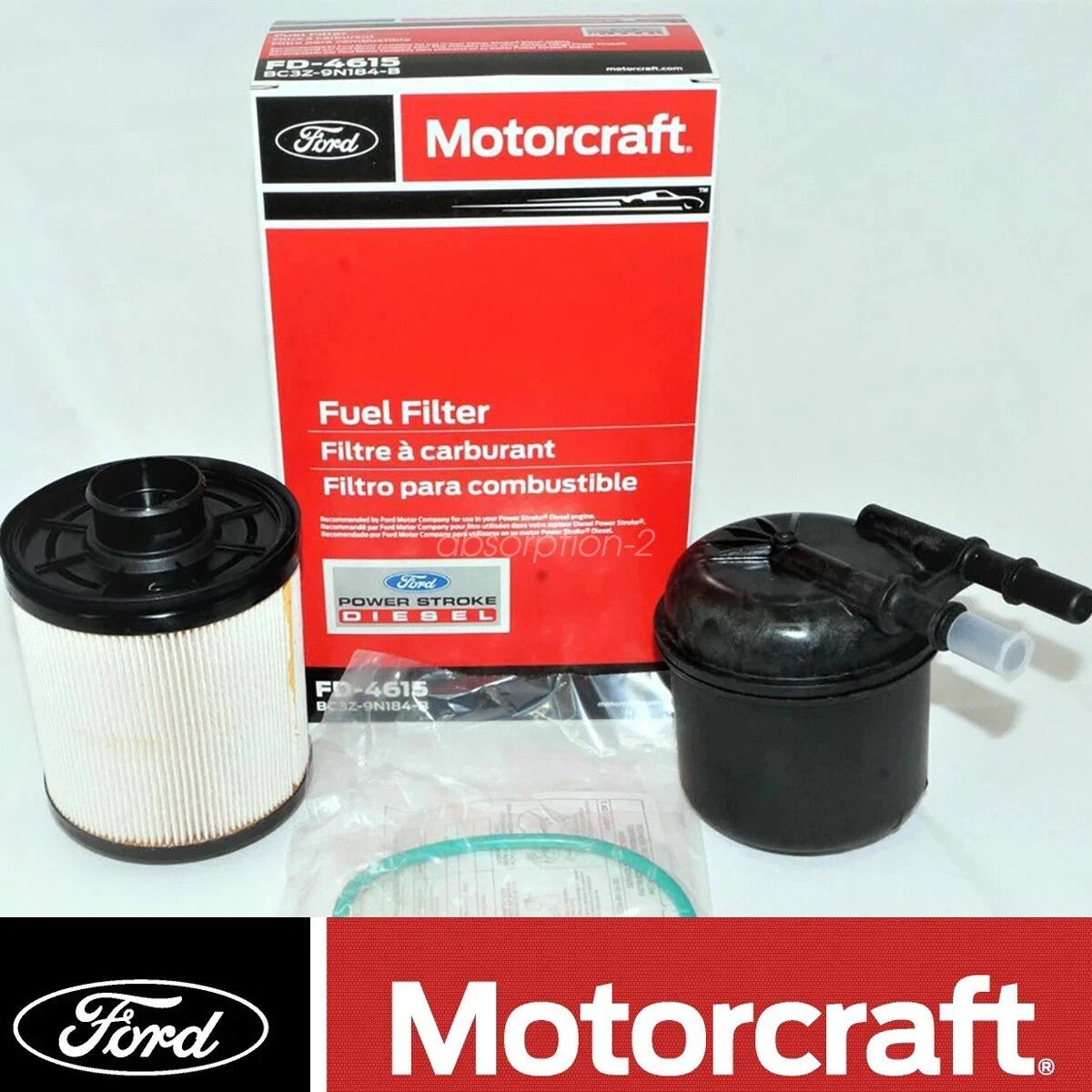 OEM Ford Motorcraft Diesel Fuel Filter FD4615 US STOCK — automotive replacement part