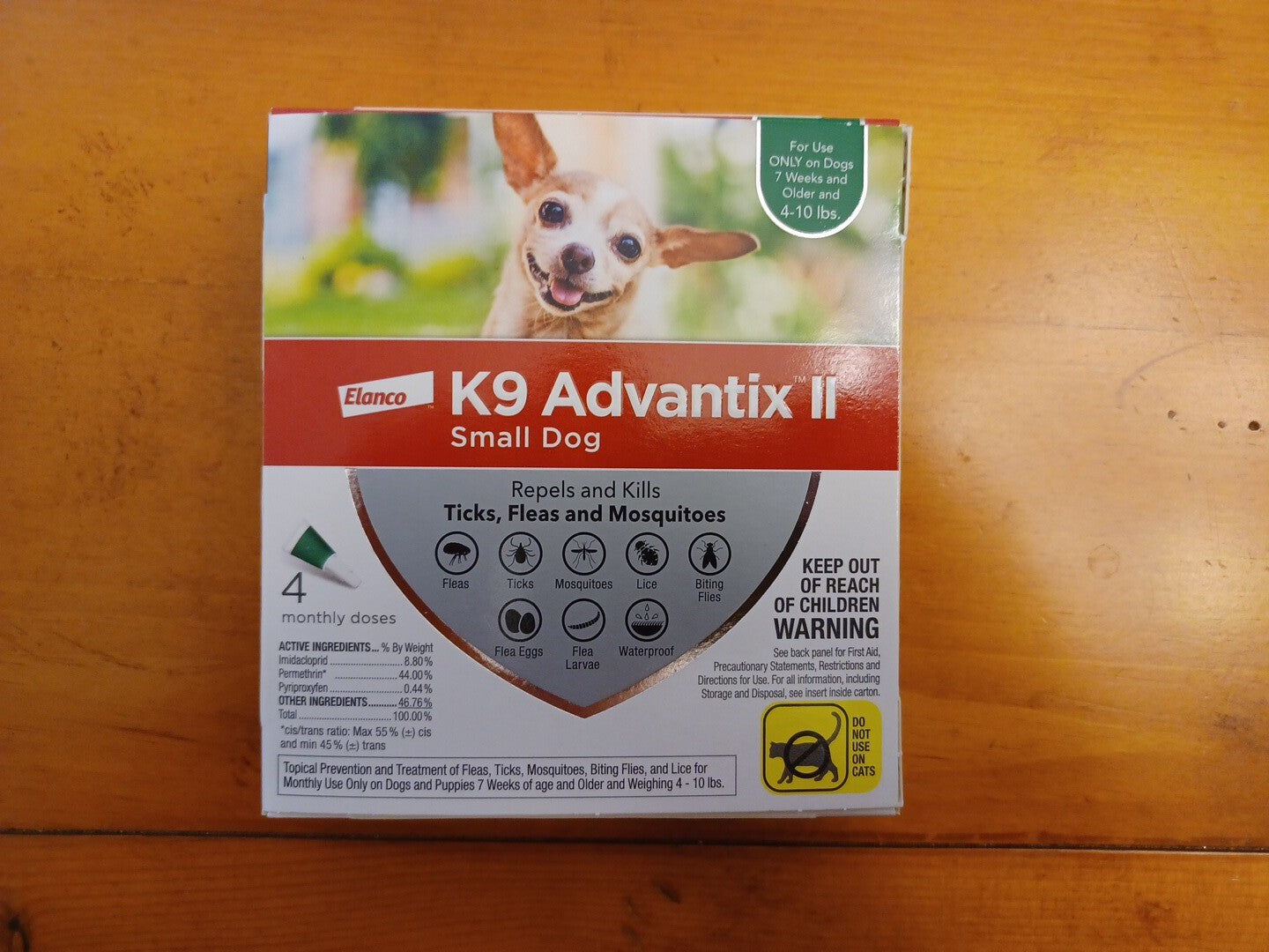 K9 Advantix II Flea Medicine Small Dog 6 Month Supply Pack K-9 4-10 lbs — pet care product