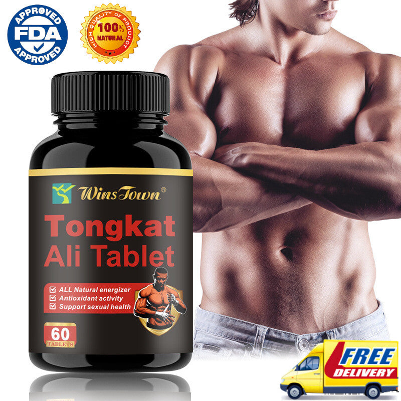 100% natural high quality energy tablets to relieve fatigue and enhance vitality — supplement pack