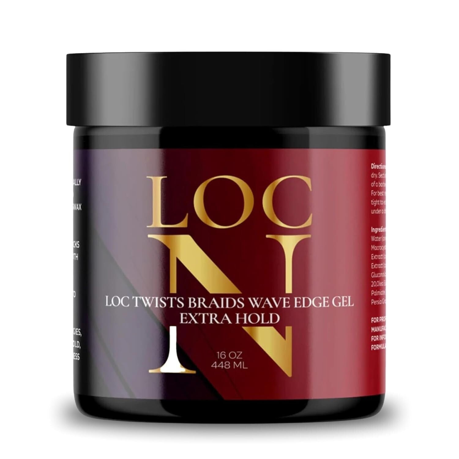 LOC N GEL LOC Twists Braids Wave Edge Gel 16 OZ. Extra Hold — hair care product