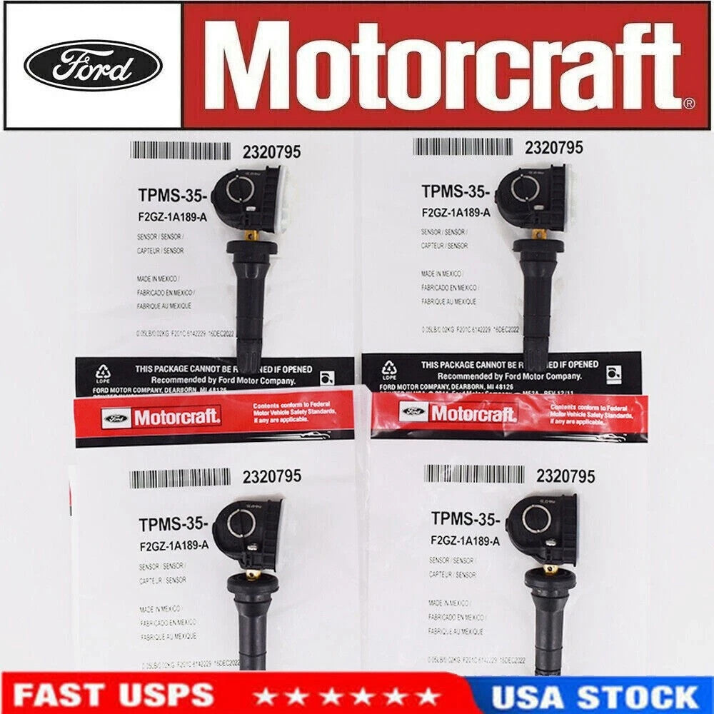 4PCS Tire Pressure Sensor for F-150 Explorer Mustang F2GZ-1A189-AB USA — retail product