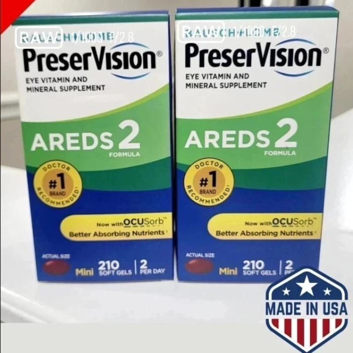 Preservision AREDS 2 / 210 Count Eye Vitamin Mini Soft gels — supplement pack