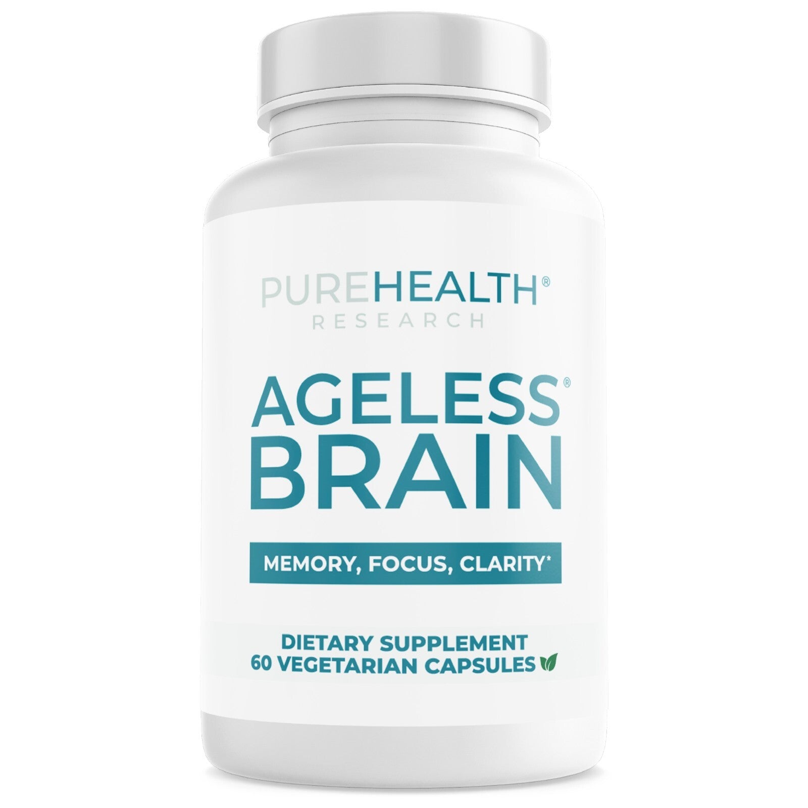 Boost Brain Function & Recall with PureHealth Ageless Brain — retail product