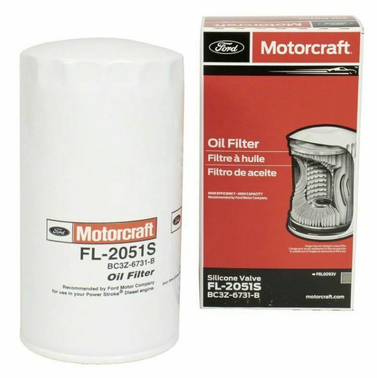 Motorcraft FL2051S Engine Oil Filter Fits Ford F450-F750 Super Duty 6.7L Diesel — automotive replacement part
