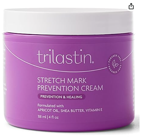 TriLASTIN Maternity Stretch Mark Prevention & Healing Cream 4 oz — skincare product