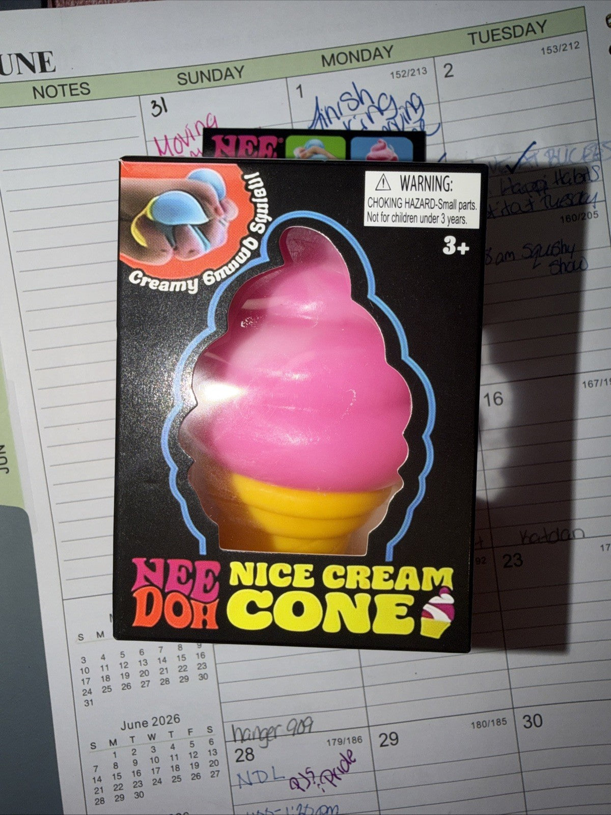 NeeDoh Schylling NICE CREAM CONE, NEE DOH Stress Ball NEW — skincare product