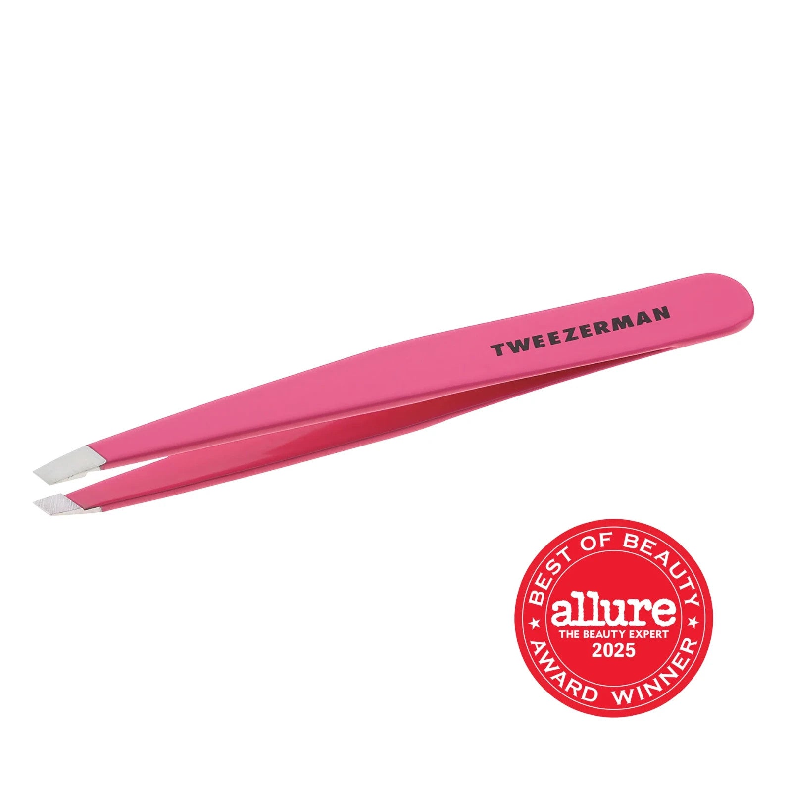 Tweezerman Slant Tweezer Pink — retail product