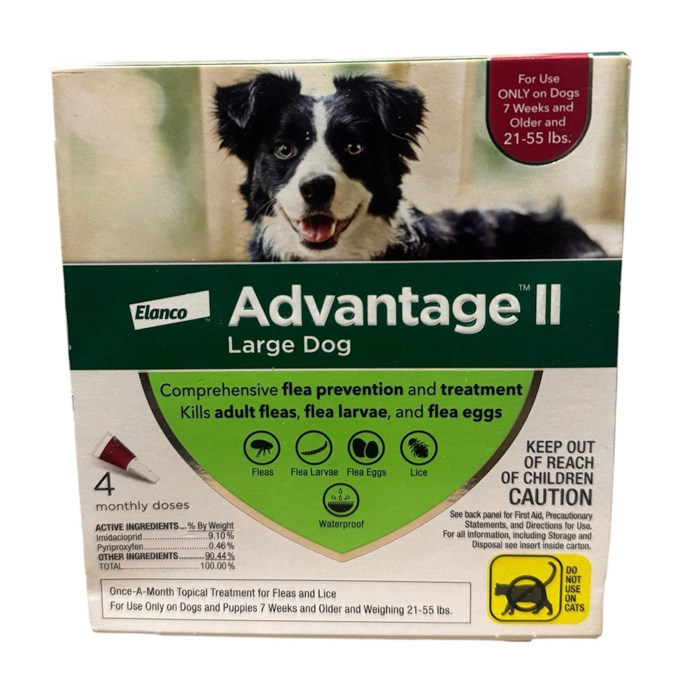 Advantage II Large Dog — Dogs 21-55 lbs. — pet care product