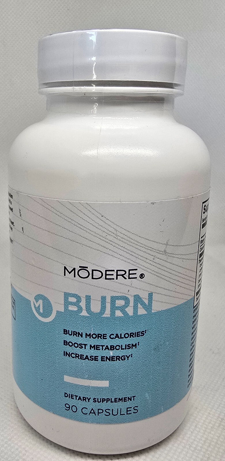 MODERE Burn - 90 Capsules BOOST Metabolism, Reduce Cravings, Burn More Calories — supplement pack