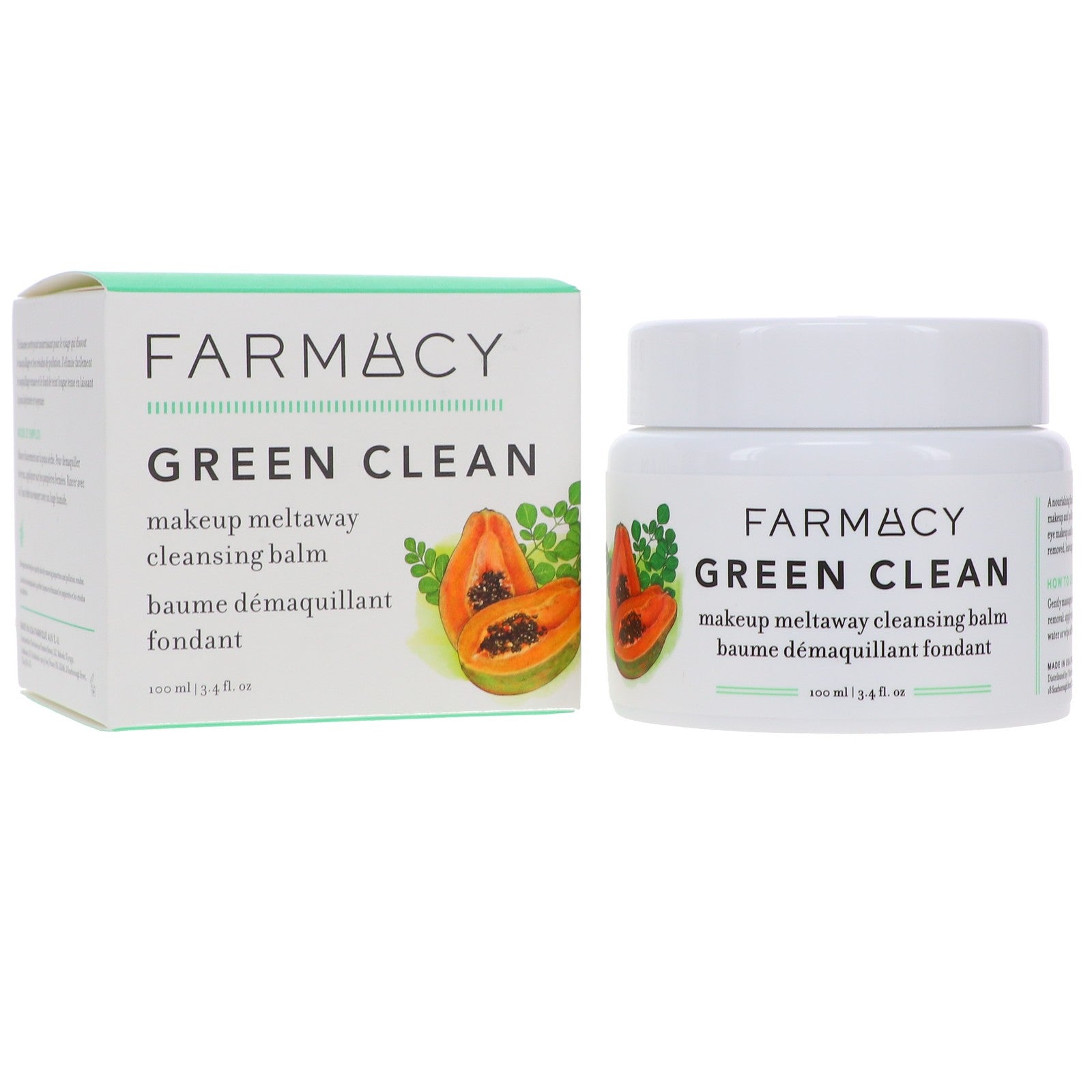 Farmacy Green Clean Makeup Meltaway Cleansing Balm 3.4 oz — skincare product